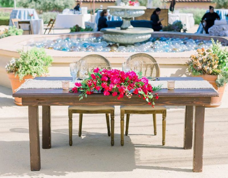 Alfresco Summer Wedding Reception