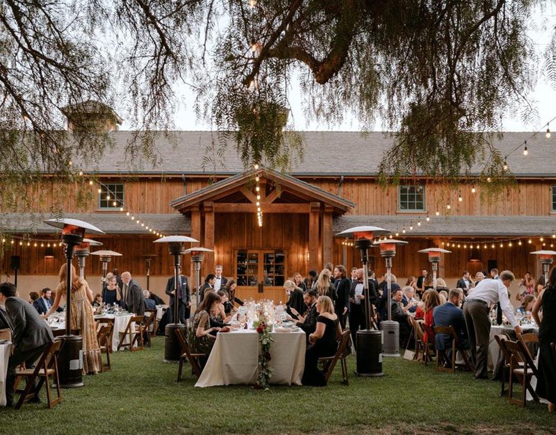 Vineyard Vow and Rustic Reception Roblar Winery, Santa Ynez CA