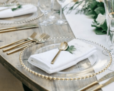 chargers_and_placemats_rental_weddings_ventura_rentals