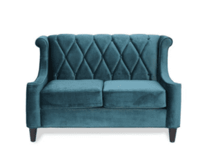 teal_velvet_love_seat