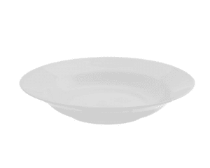 white_plain_shallow_bowl