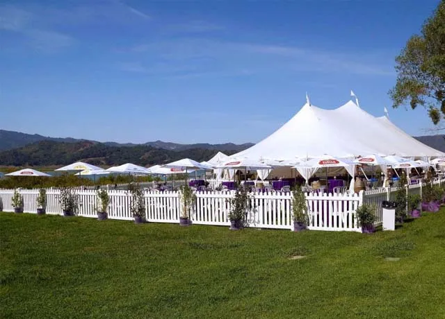 big white tent covering event space