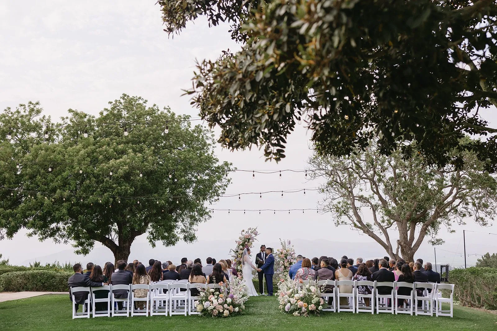 well organized seating at wedding event